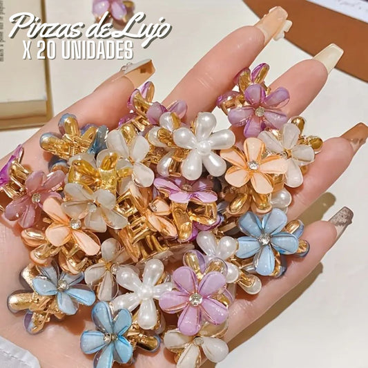 20 Pinzas De Lujo Para Cabello